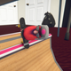 A bird in a halfpipe doing a stall.